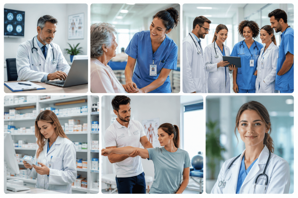 Healthcare professionals on the Zdravstvena.info portal